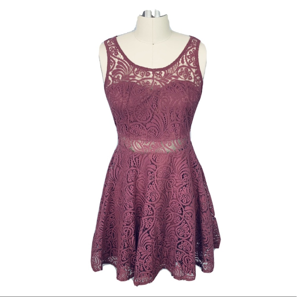 NWOT American Rag Fit & Flare Lace Dress - Picture 1 of 9